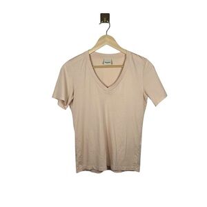 Baldwin Women’s Core V-Neck Tee in Peachskin Size S